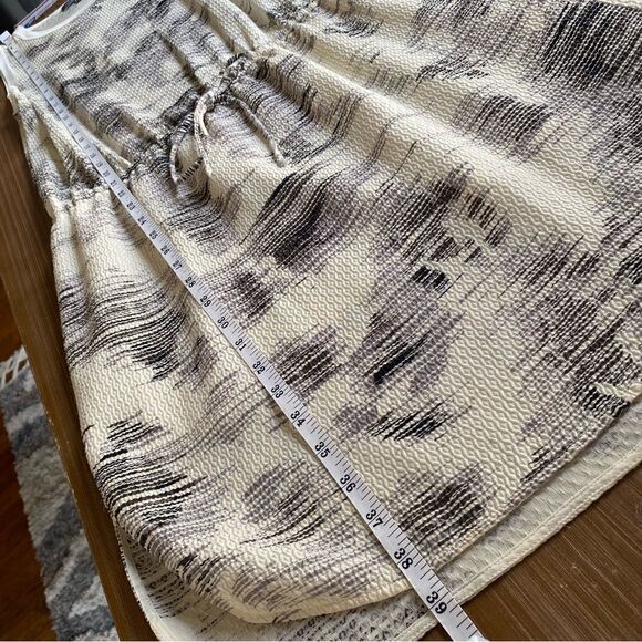 Vince Silk Drawstring Marble georgette silk dress size Small - Picture 8 of 14